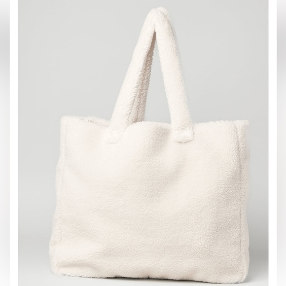 NWT ALO Foxy Sherpa Tote, Ivory - Picture 2 of 4